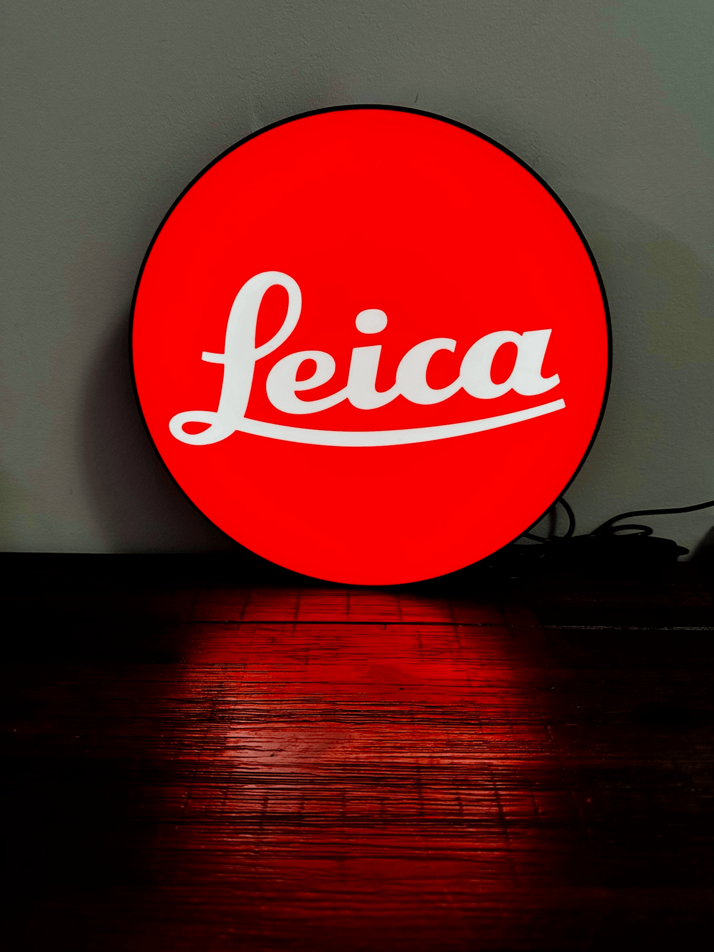 Leica - Camera Brand Logo - Light Up Logo/Wall Art