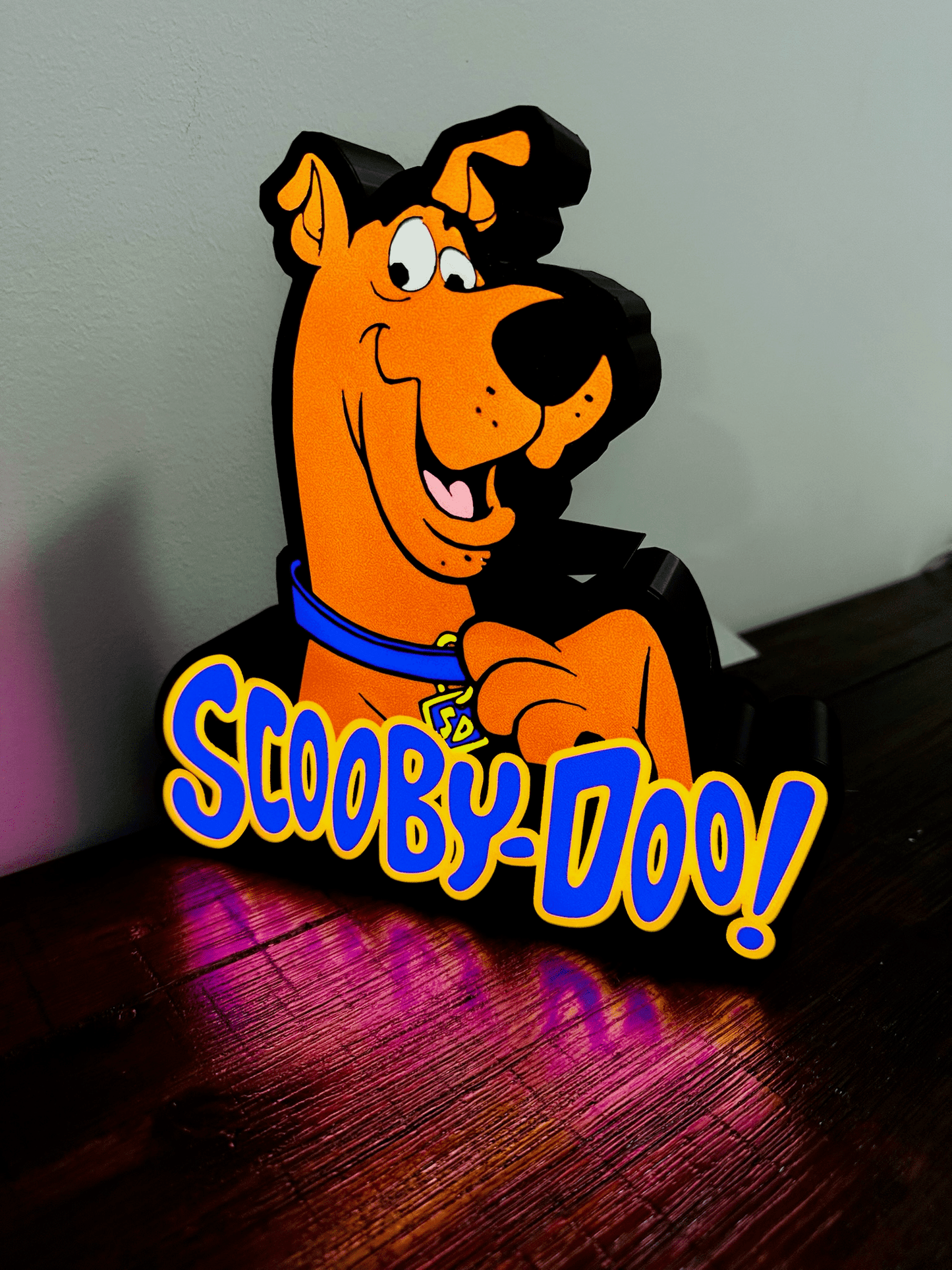 Scooby Doo and Logo - Light up Sign - USB Powered