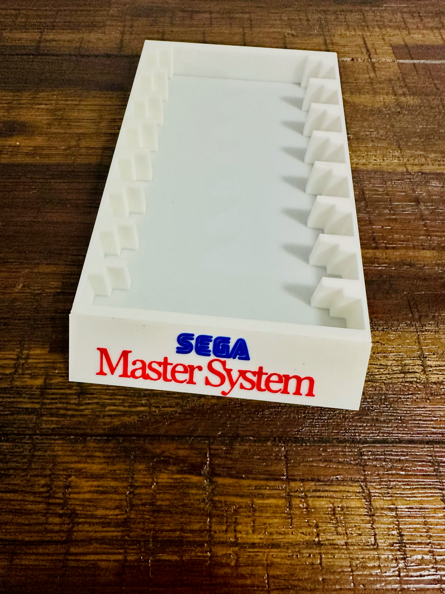 Sega Master System Game Cartridge Holder - 8 Slots - 2-Colour Logo