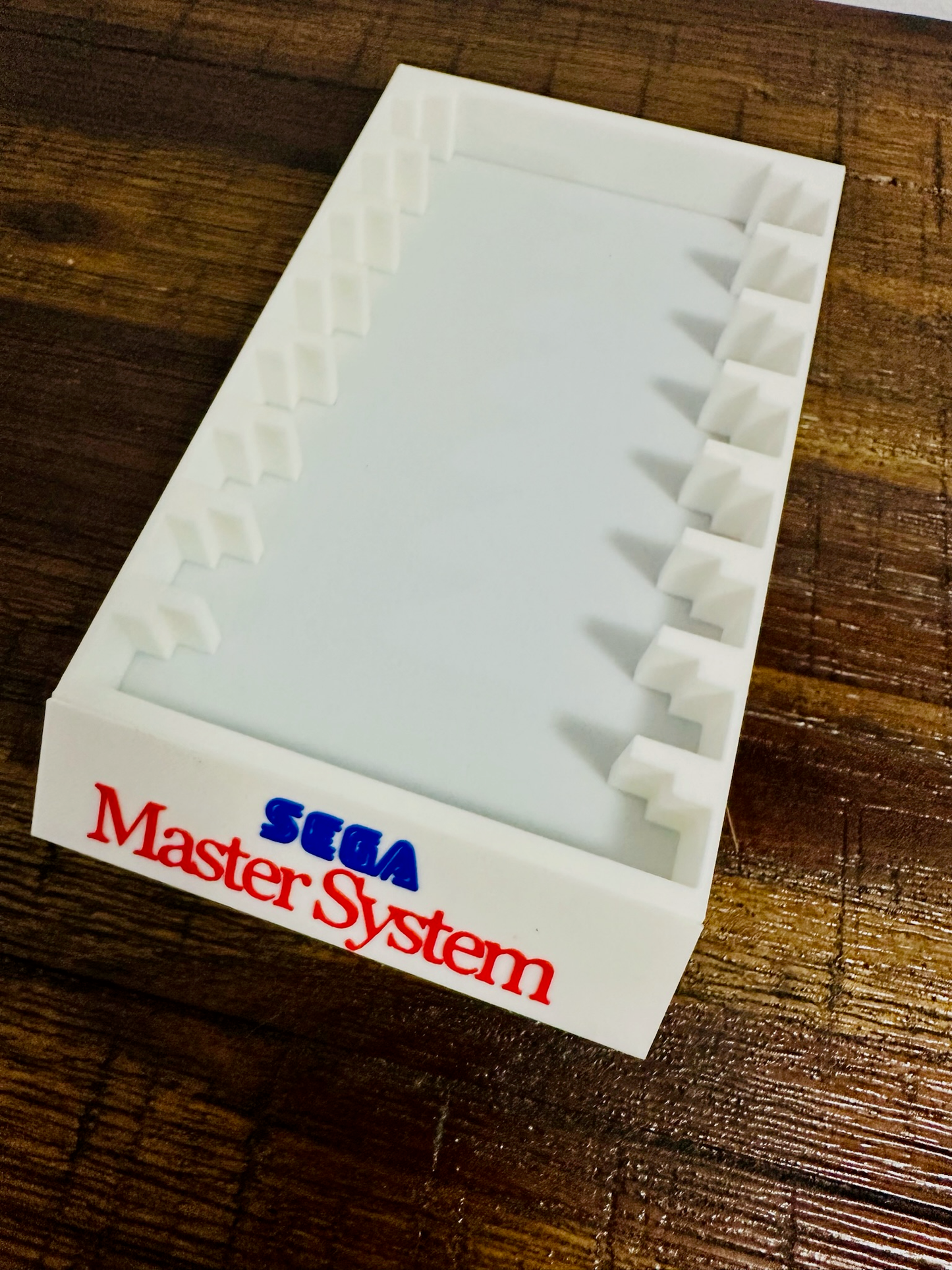 Sega Master System Game Cartridge Holder - 8 Slots - 2-Colour Logo