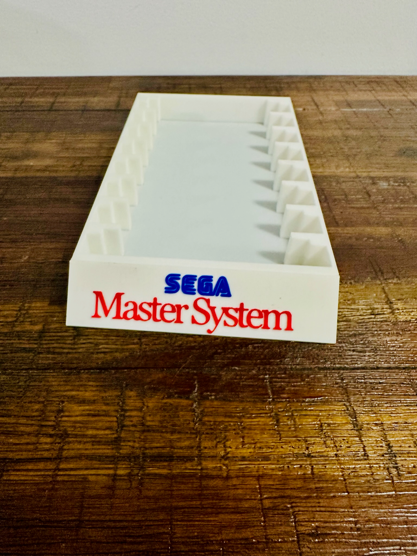 Sega Master System Game Cartridge Holder - 8 Slots - 2-Colour Logo