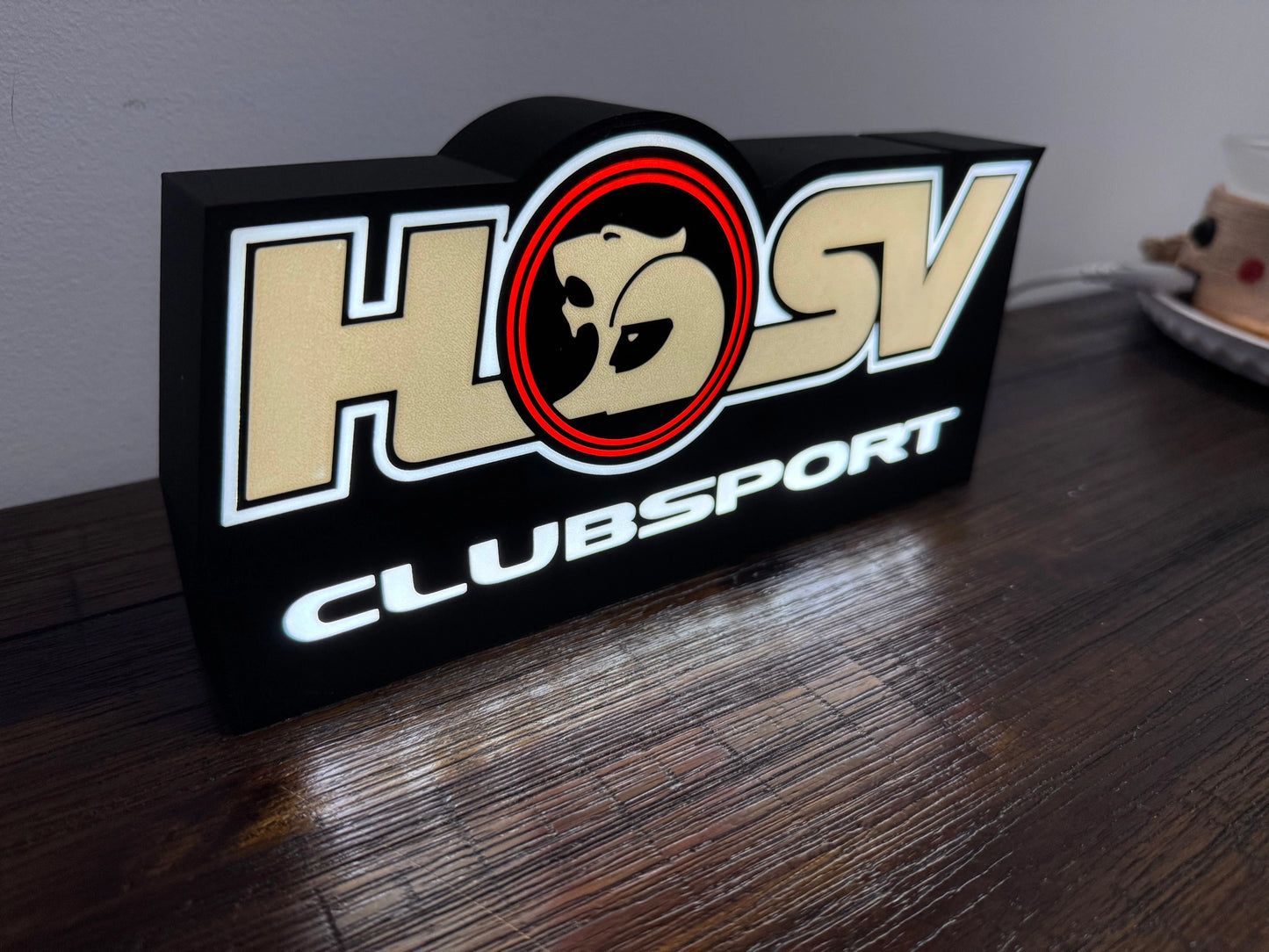 HSV Club Sport Logo - Light up sign - USB Powered