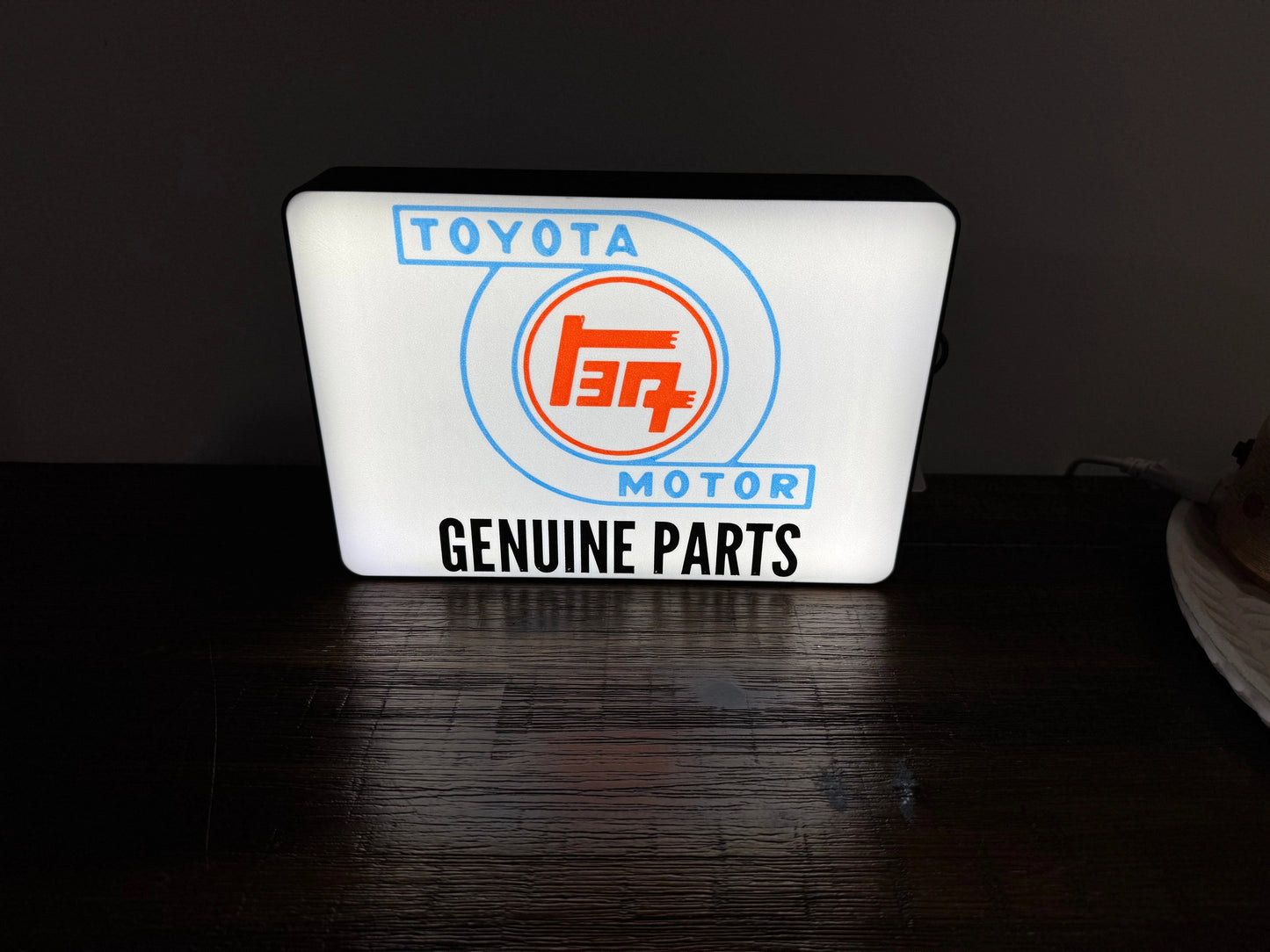 Toyota TEQ Motor - Genuine Parts - Light Up Artwork / Wall Art / Sign