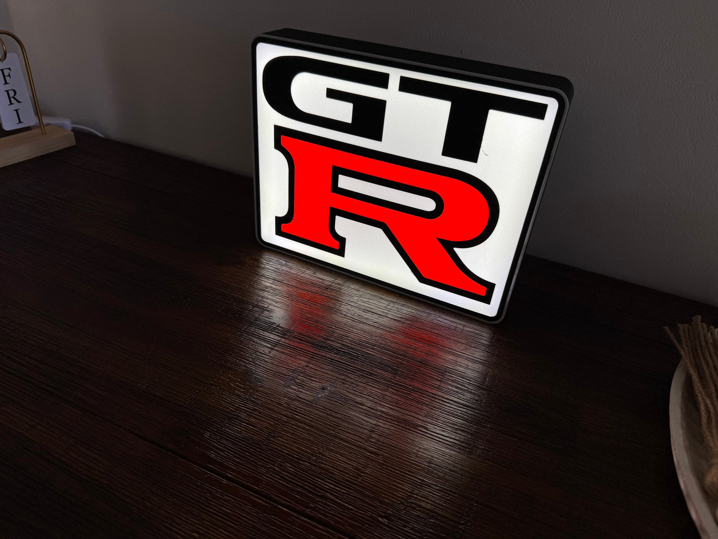 Nissan GT-R Logo - Light up sign - USB Powered