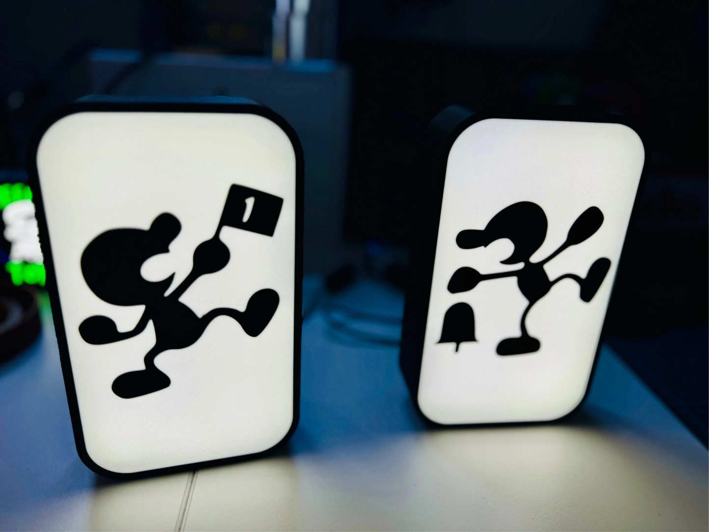 Nintendo's Famous Game & Watch series - Icon Logo's Light up Sign - Michael's 3D World