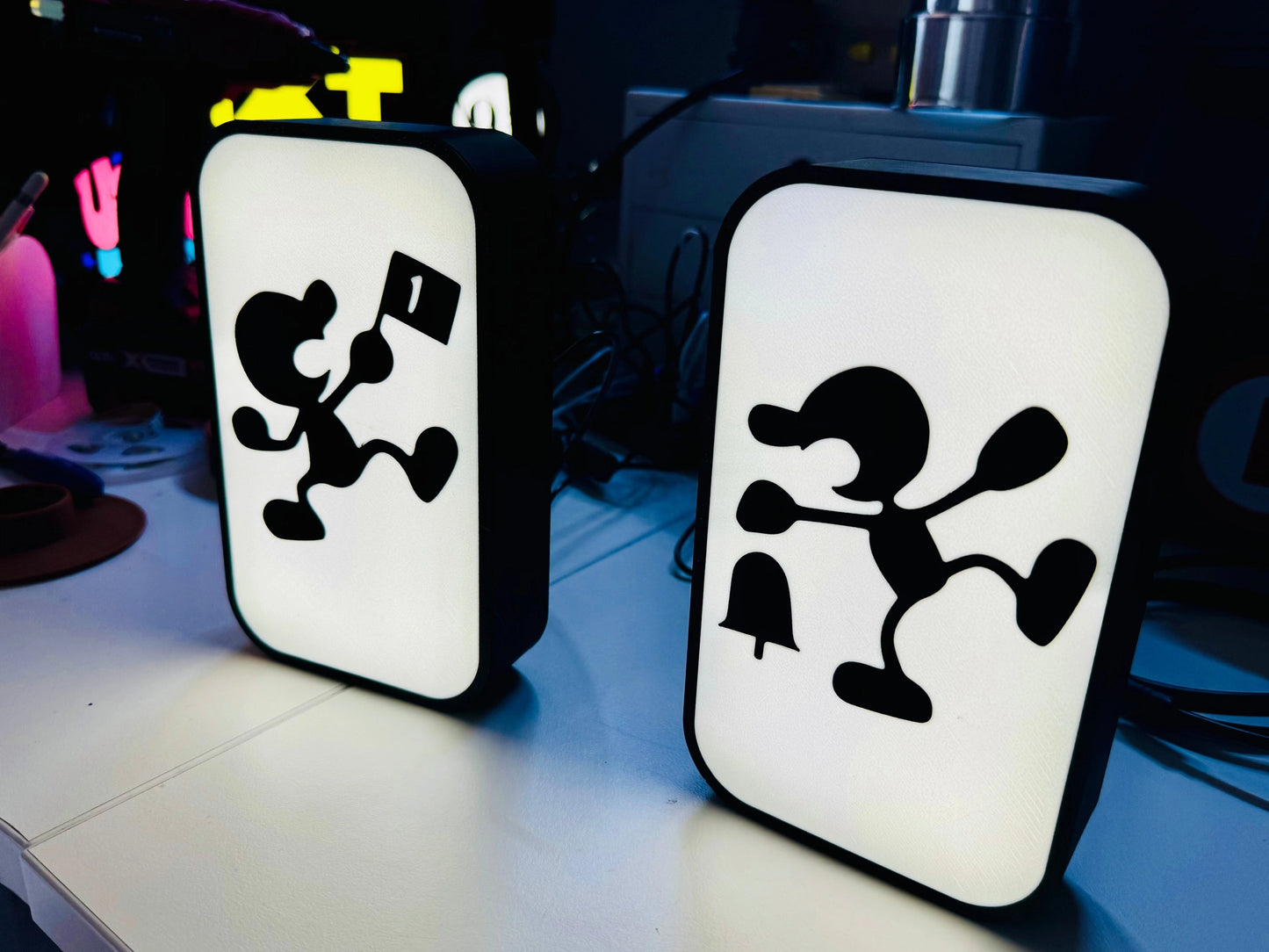 Nintendo's Famous Game & Watch series - Icon Logo's Light up Sign - Michael's 3D World