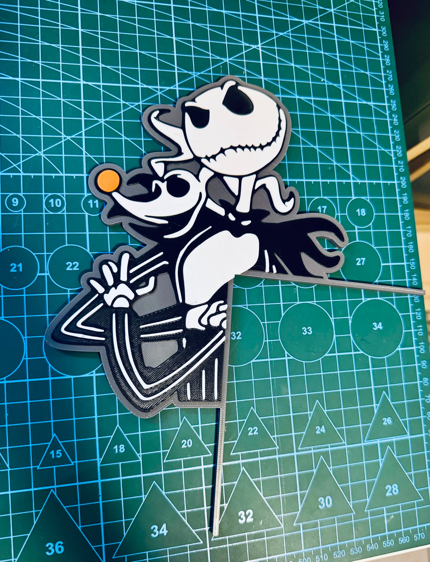 Jack Skellington & Zero - Door Frame Corner Decoration (Left or Right Side) - Michael's 3D World