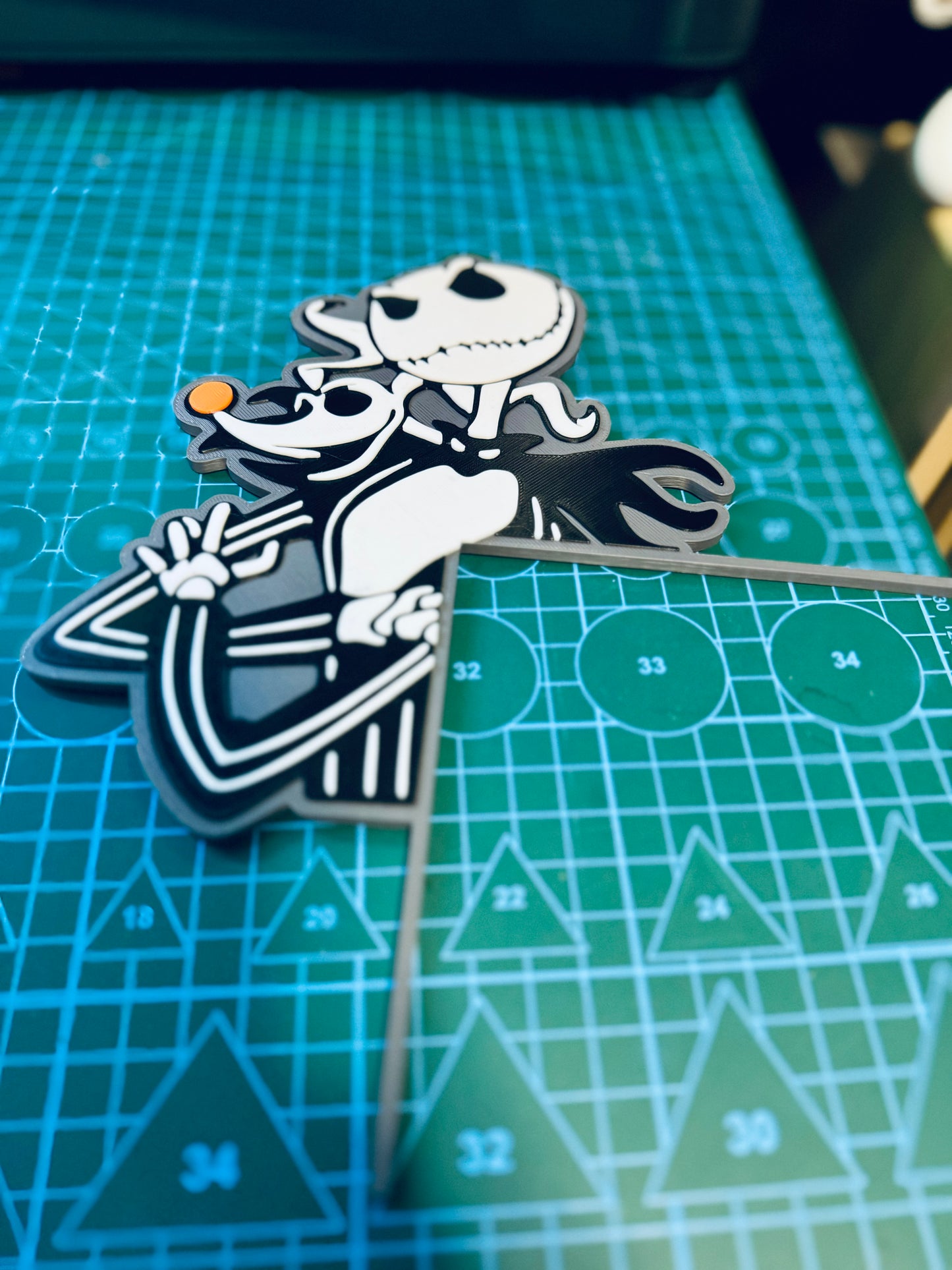Jack Skellington & Zero - Door Frame Corner Decoration (Left or Right Side) - Michael's 3D World