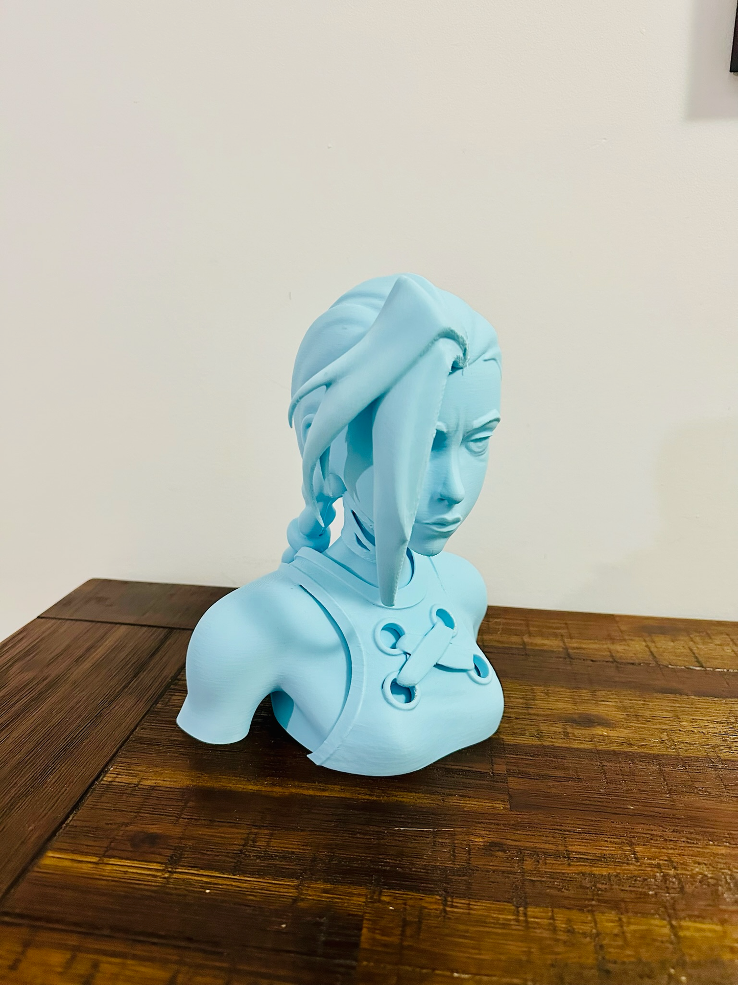 Arcane: Jinx, Vi, Isha & Caitlyn Bust Statues - 24cm Tall, Matte Finish