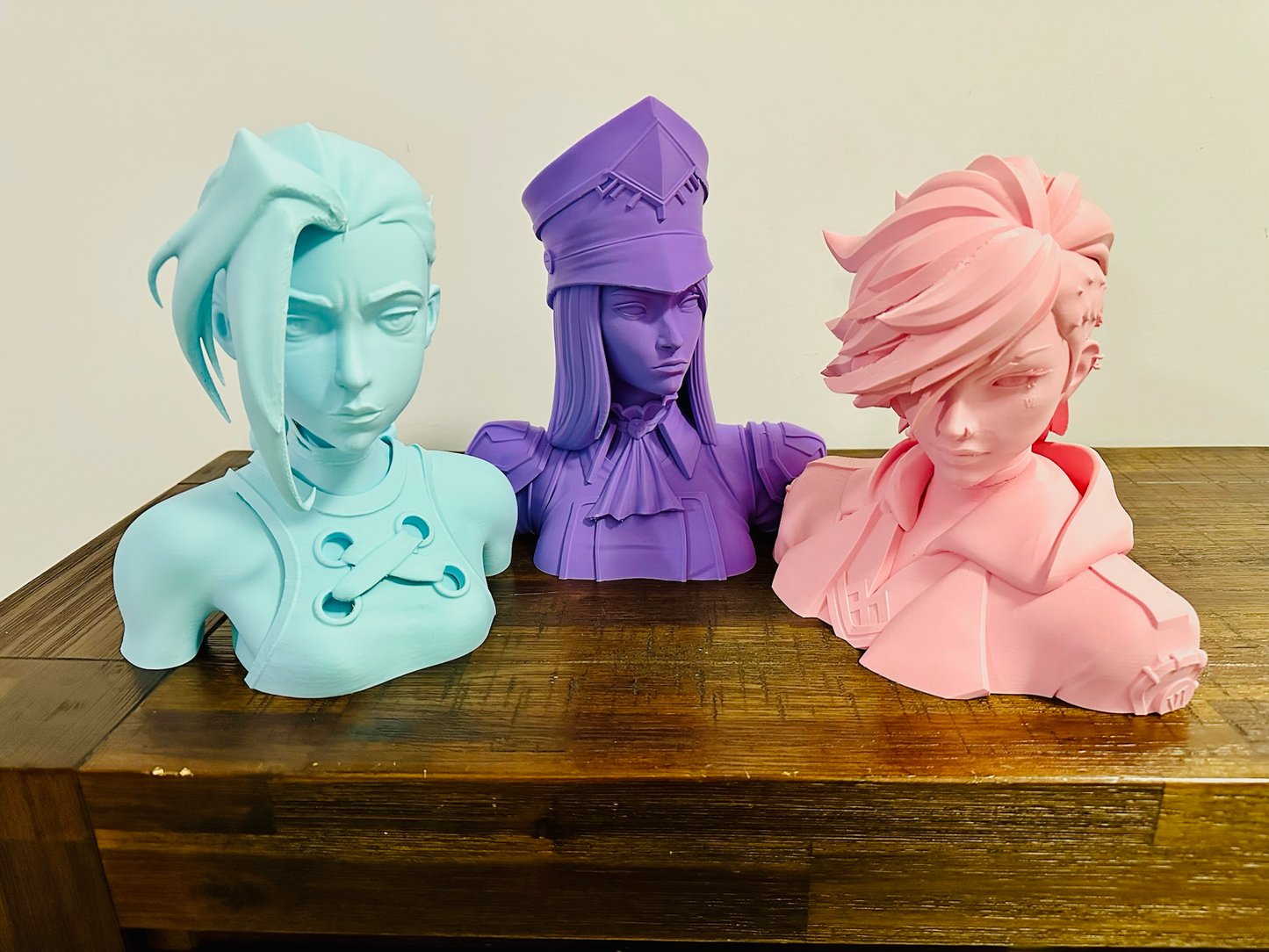 Arcane Bust Set - Full Set of 4 - Caityn, Vi, Jinx & Isha