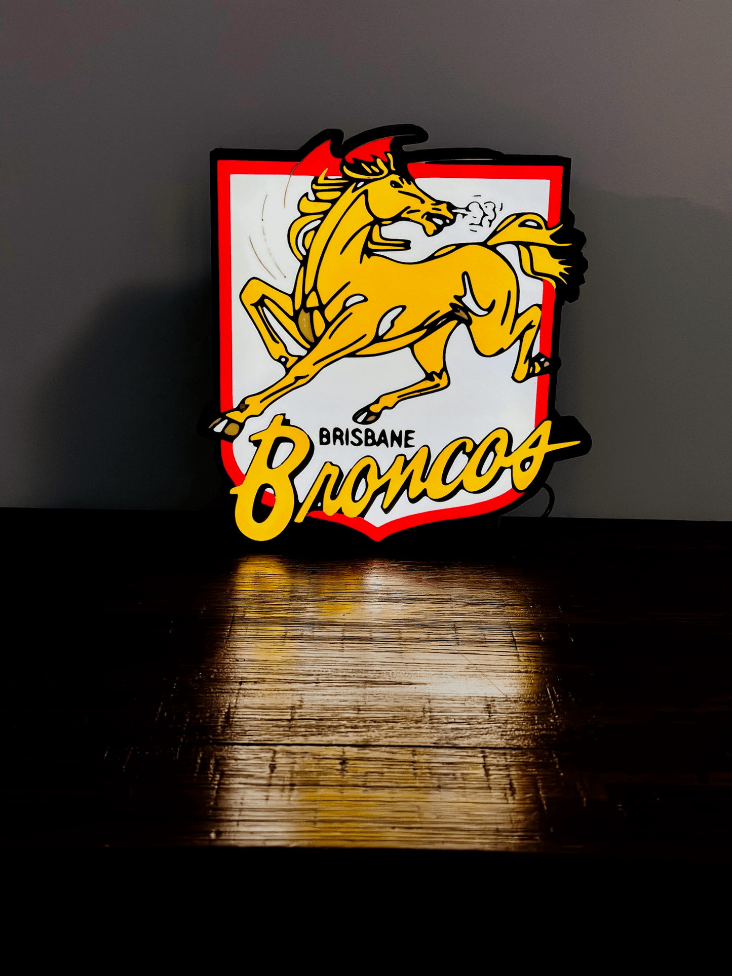 Brisbane Broncos Team old Logo - Light Box / Night Light