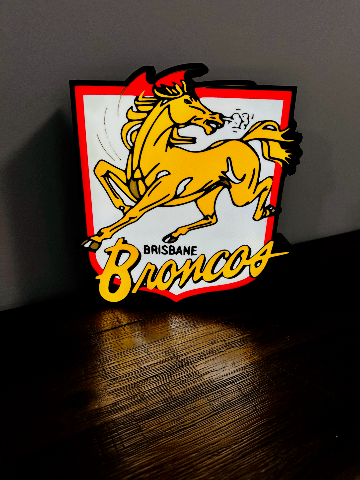 Brisbane Broncos Team old Logo - Light Box / Night Light