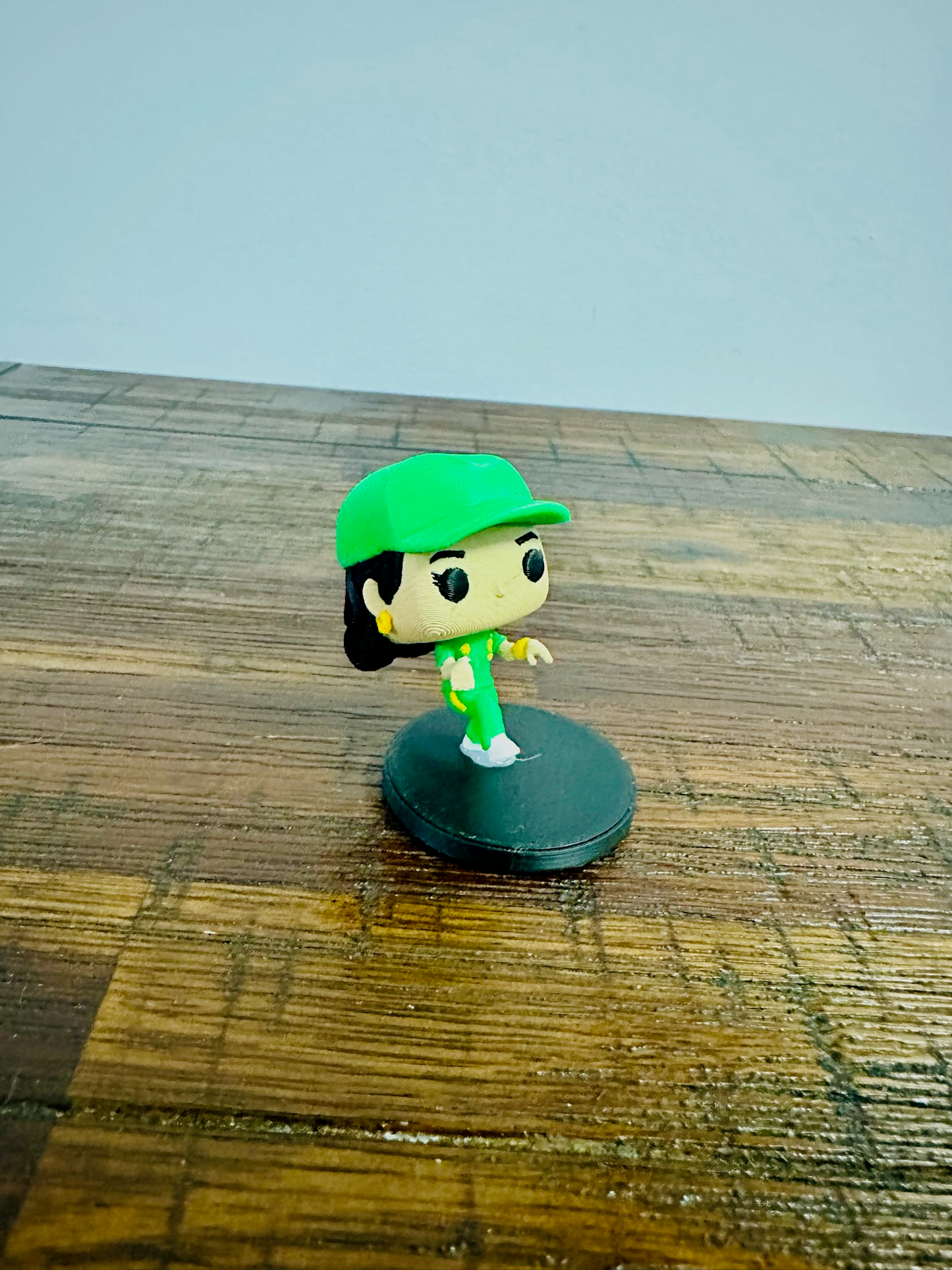 Raygun Mini Figurine - Tiny miniature 9cm tall of Raygun in her infamous pose