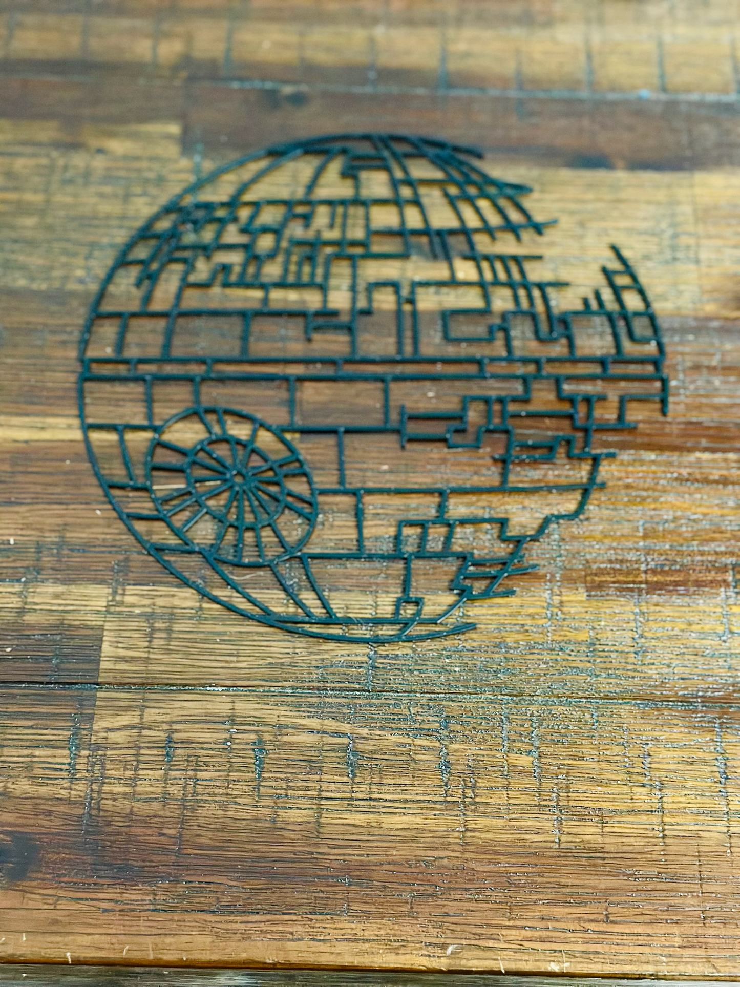 Star Wars: The Death Star - 2D Silhouette/Hanging Artwork - Wall art