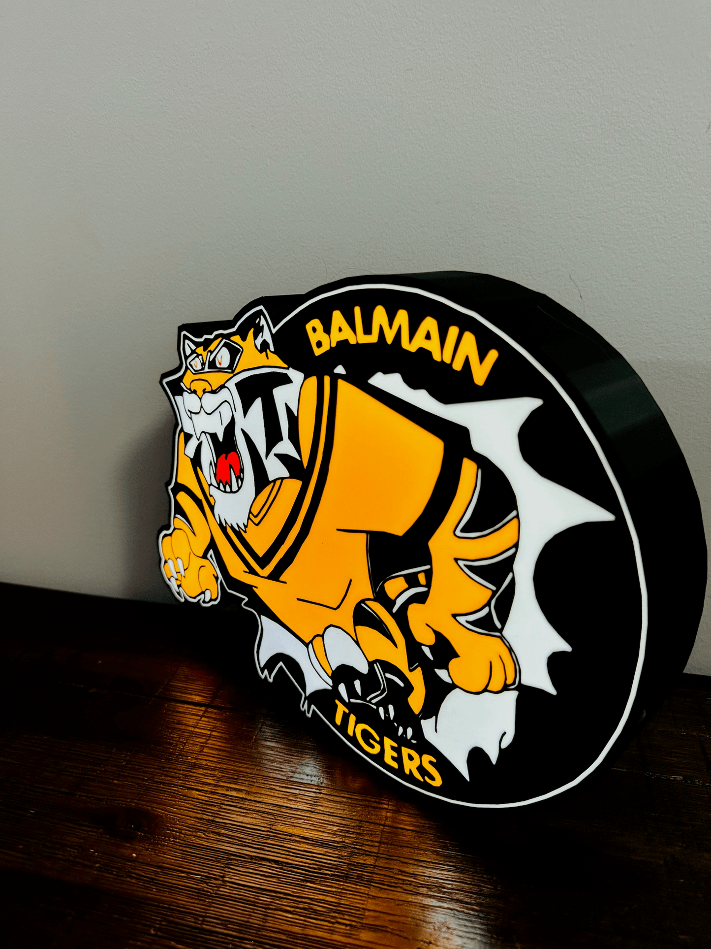 Balmain Tigers - Light up Logo / Sign - USB Powered