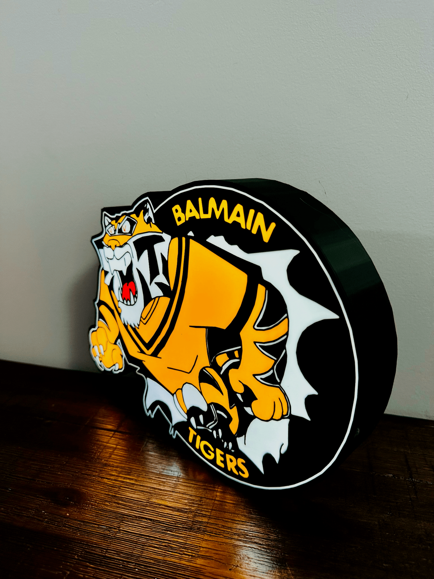 Balmain Tigers - Light up Logo / Sign - USB Powered