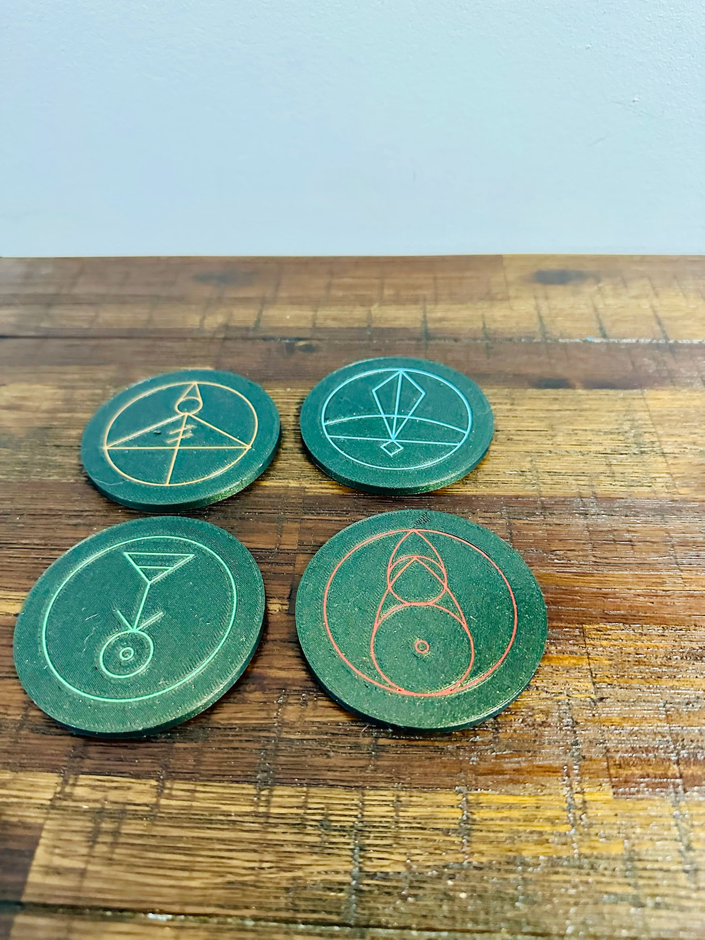 The Owl House: Luz’s Magic Spell Glyph’s - Coasters Set of 4
