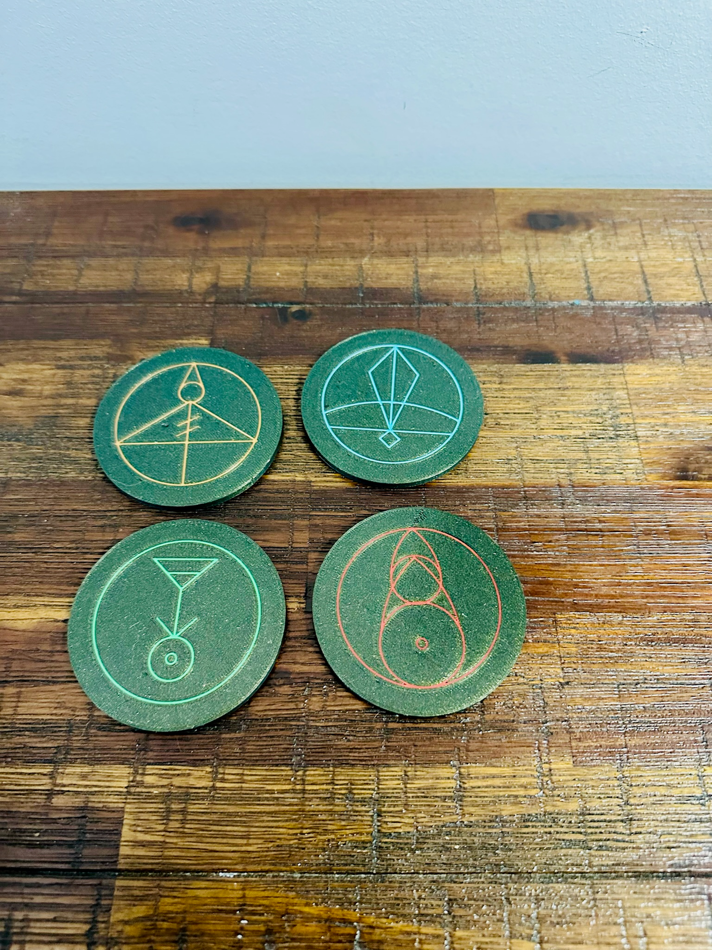 The Owl House: Luz’s Magic Spell Glyph’s - Coasters Set of 4