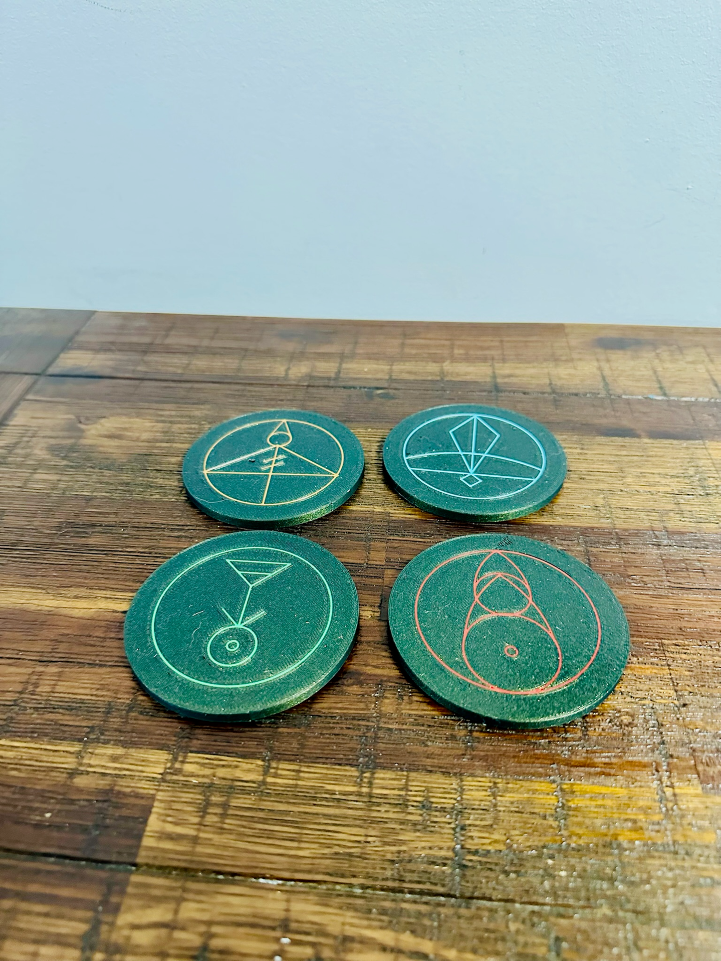 The Owl House: Luz’s Magic Spell Glyph’s - Coasters Set of 4