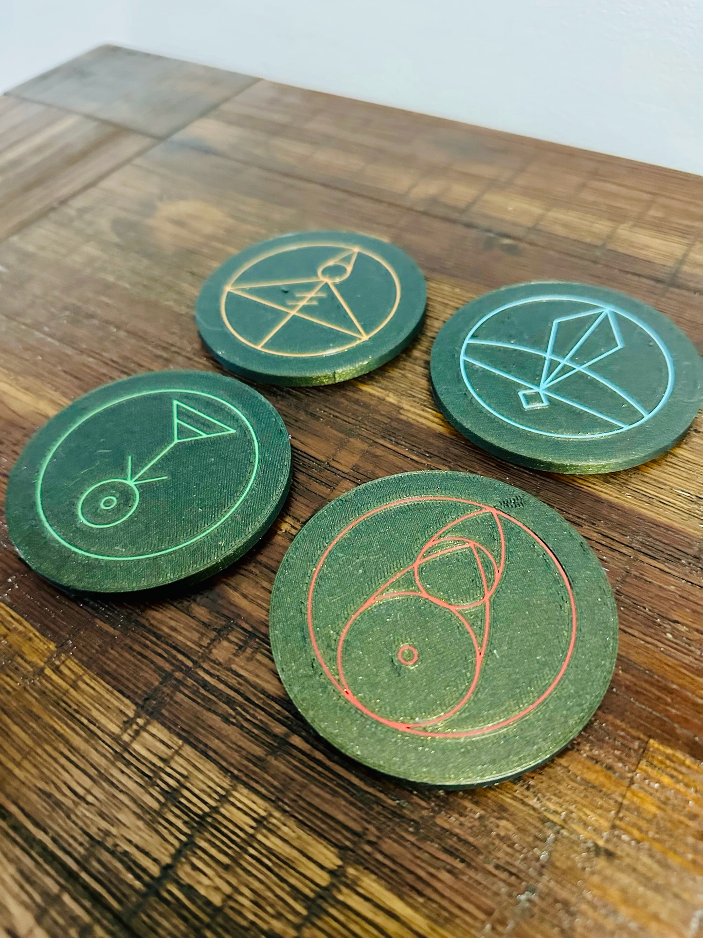 The Owl House: Luz’s Magic Spell Glyph’s - Coasters Set of 4