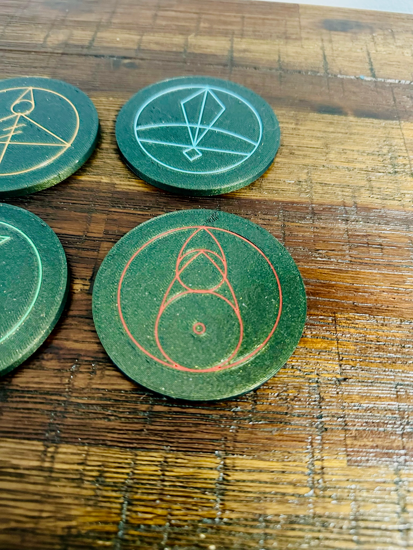 The Owl House: Luz’s Magic Spell Glyph’s - Coasters Set of 4
