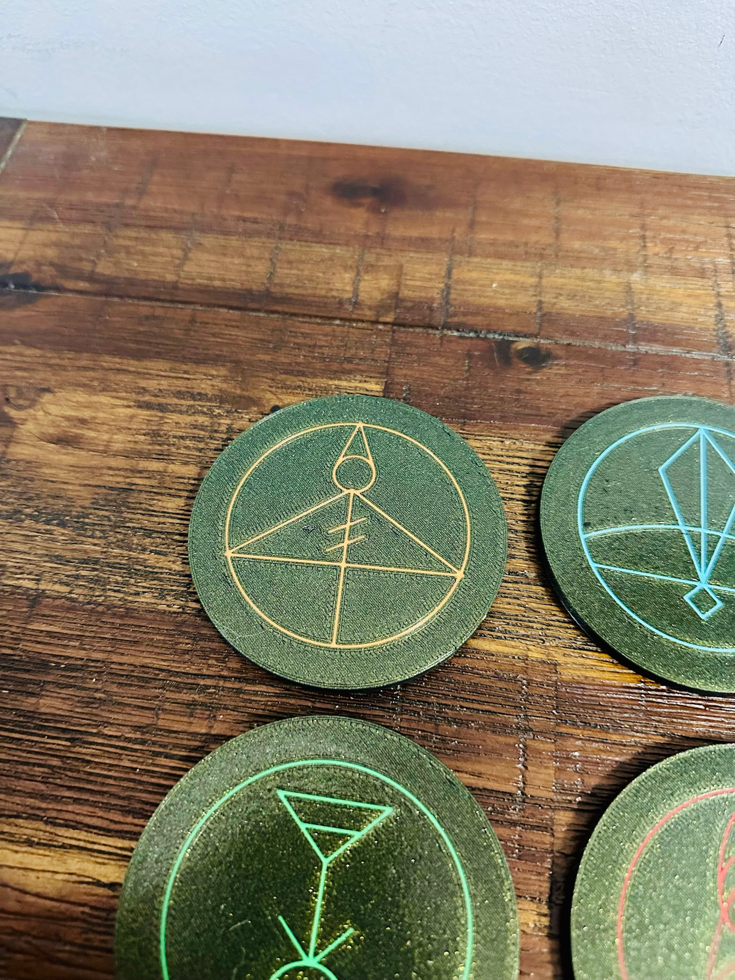 The Owl House: Luz’s Magic Spell Glyph’s - Coasters Set of 4