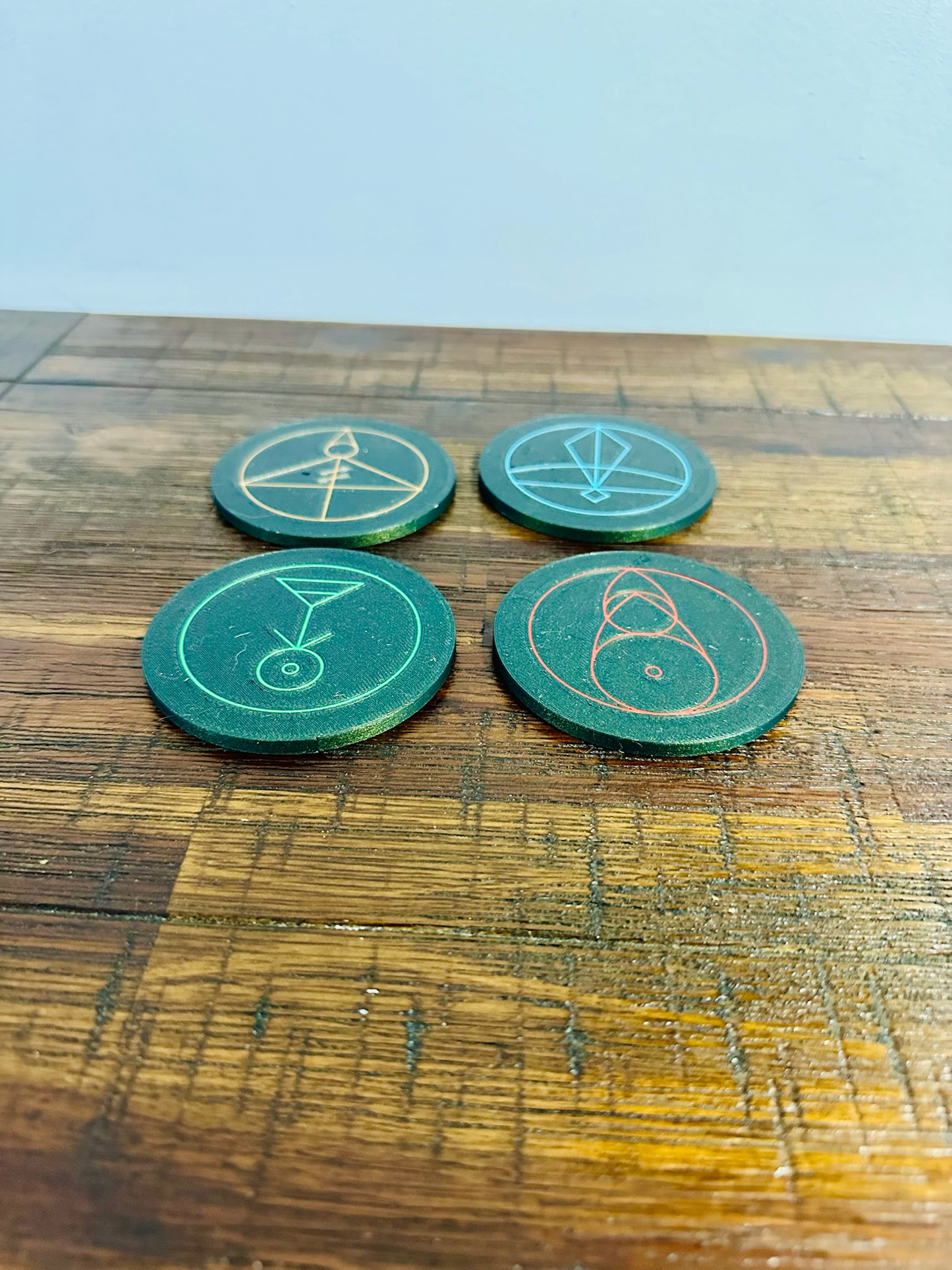 The Owl House: Luz’s Magic Spell Glyph’s - Coasters Set of 4