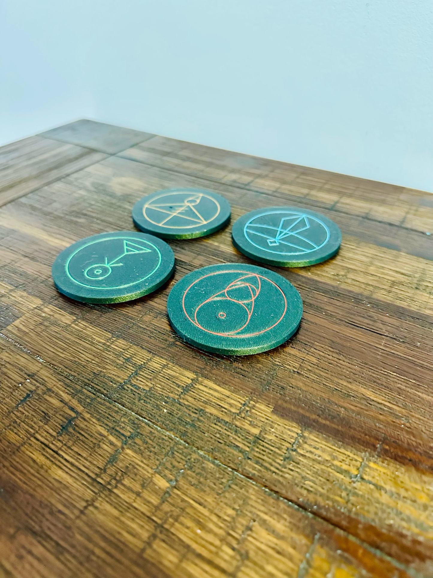 The Owl House: Luz’s Magic Spell Glyph’s - Coasters Set of 4