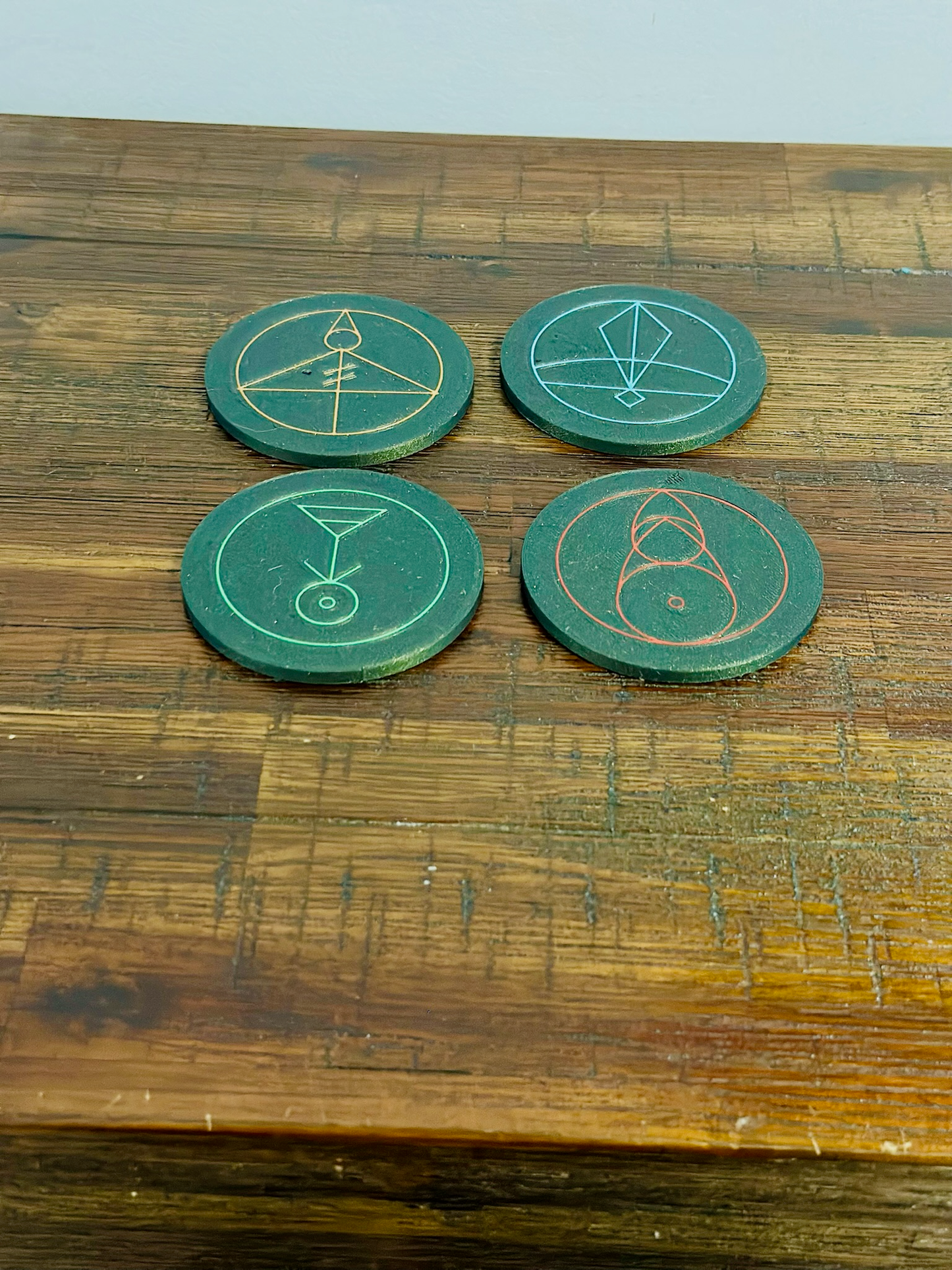 The Owl House: Luz’s Magic Spell Glyph’s - Coasters Set of 4