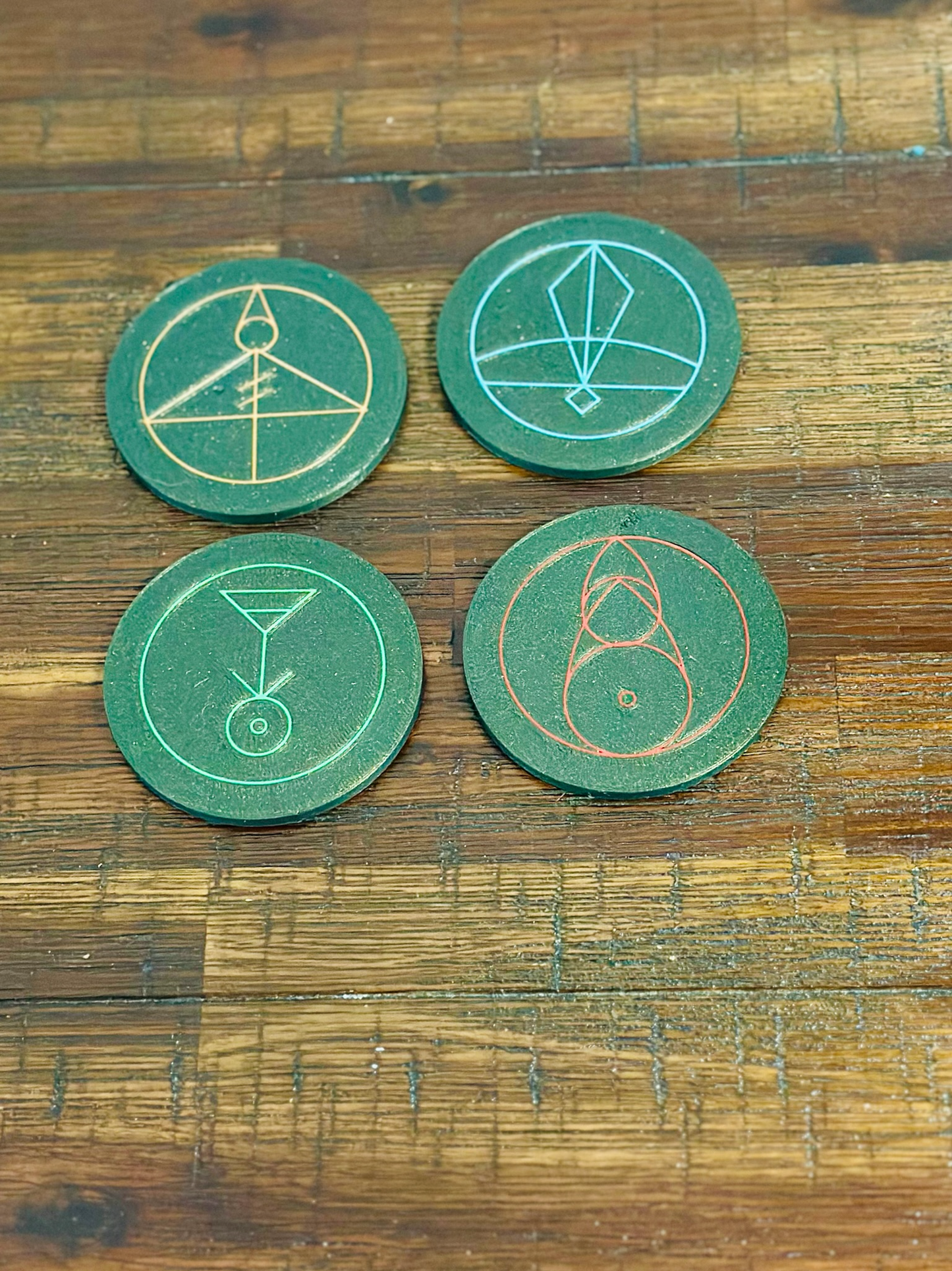 The Owl House: Luz’s Magic Spell Glyph’s - Coasters Set of 4