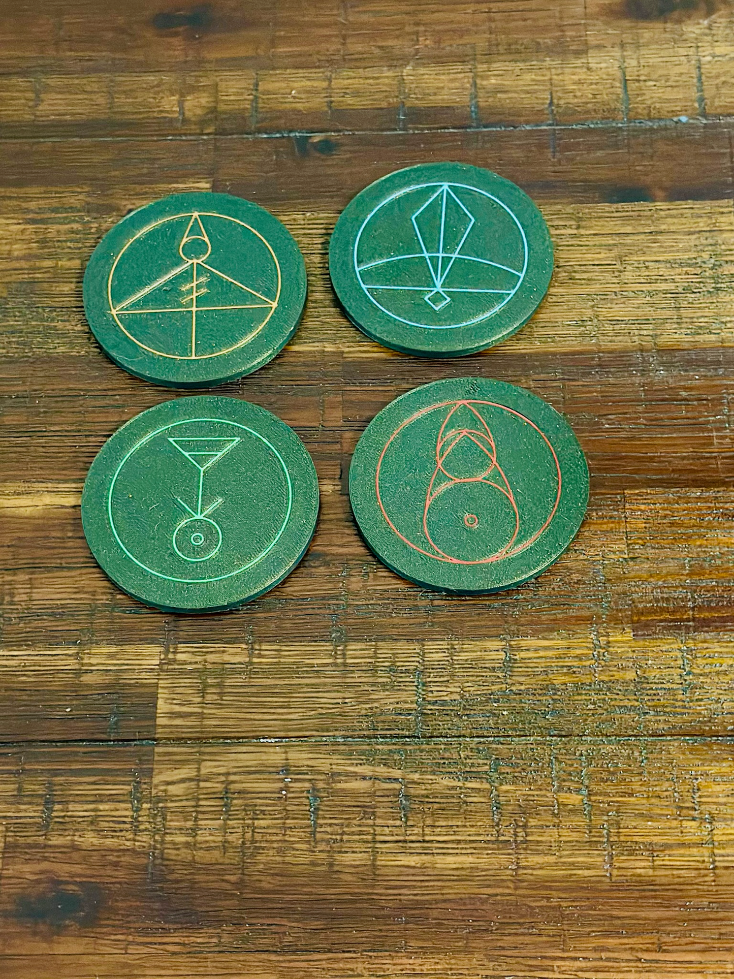 The Owl House: Luz’s Magic Spell Glyph’s - Coasters Set of 4