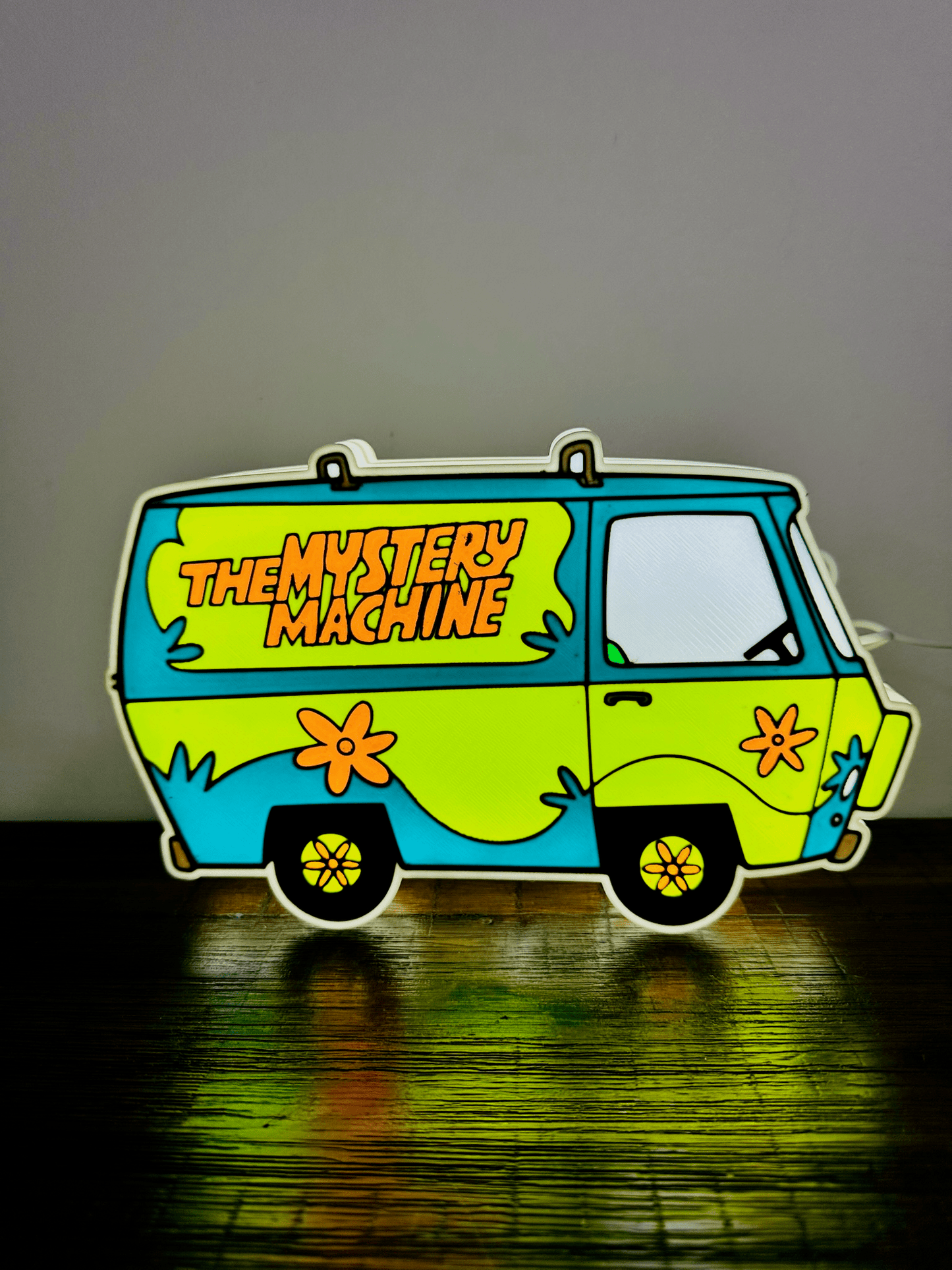 The Mystery Machine - Scooby Doo - Light Up Sign / Night Light - USB Powered