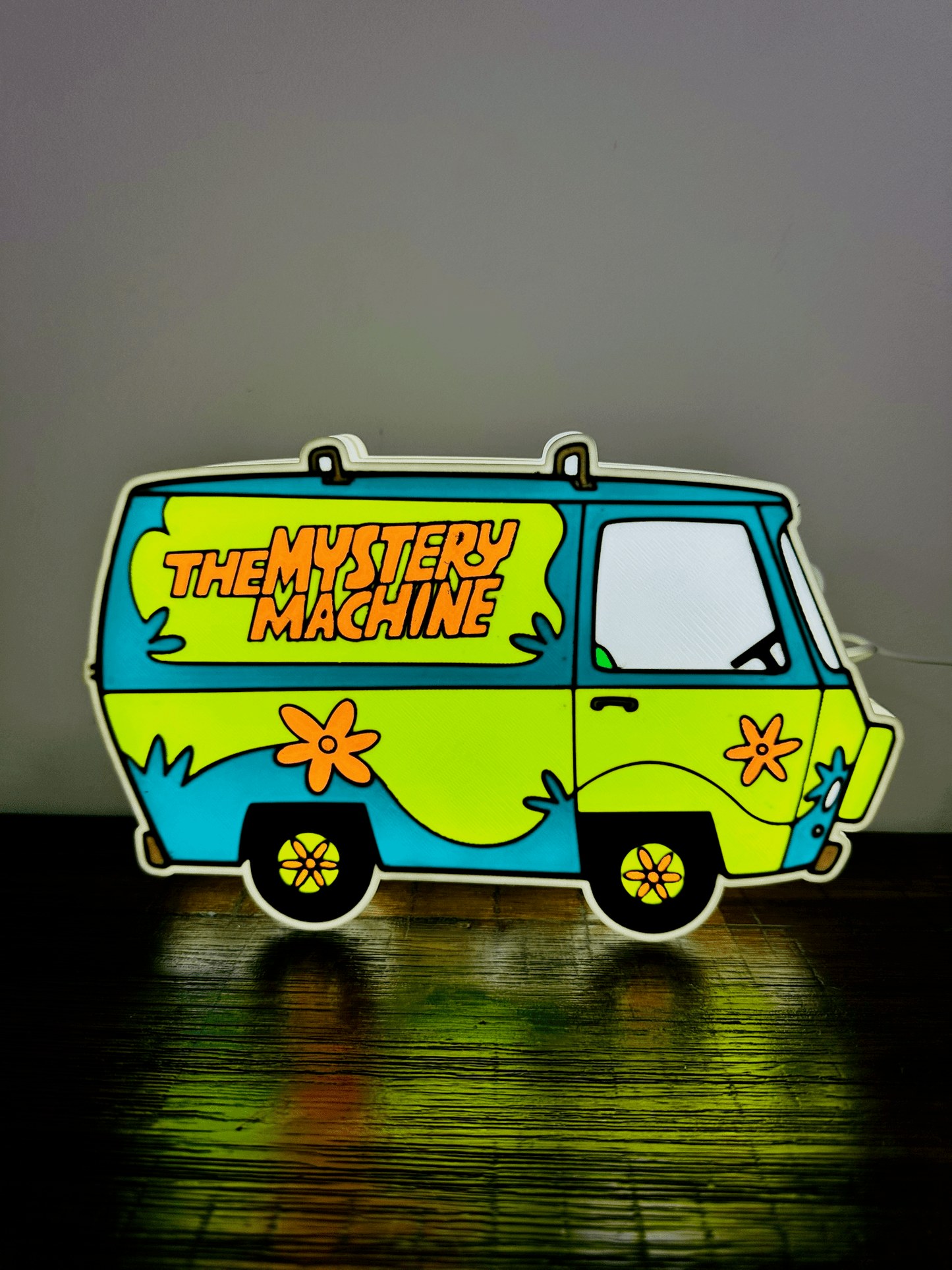 The Mystery Machine - Scooby Doo - Light Up Sign / Night Light - USB Powered