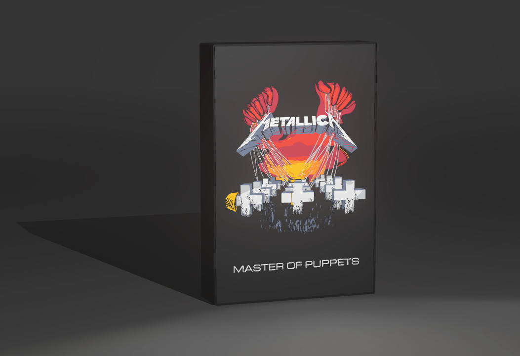 Metallica - Master Of Puppets - LED Light / Light Up Wall Art