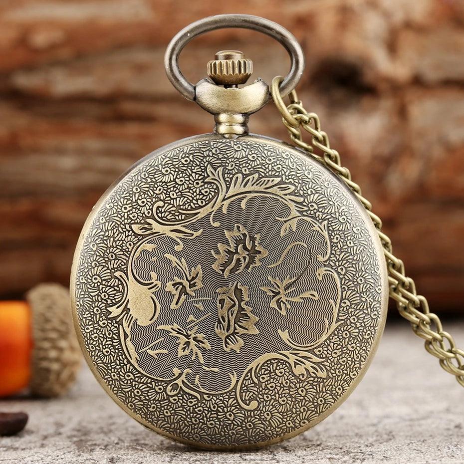Gravity Falls: Bill Cipher & Zodiac Pocket Watch - Laser Engraved Gold Coloured Pocket Watch - Michael's 3D World