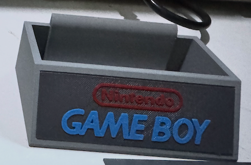 Nintendo Gameboy Console Holder - With Front Logo