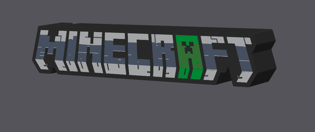 Minecraft Logo - Full Size LED Lit Light Box / Night Light