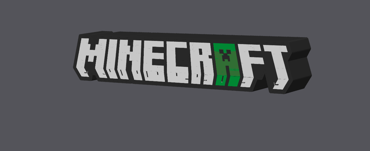 Minecraft Logo - Full Size LED Lit Light Box / Night Light