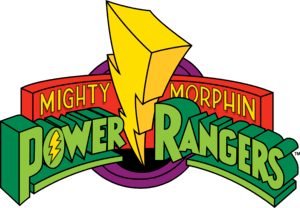 Mighty Morphin Power Rangers Logo - Light Up Sign / Night Light - Michael's 3D World