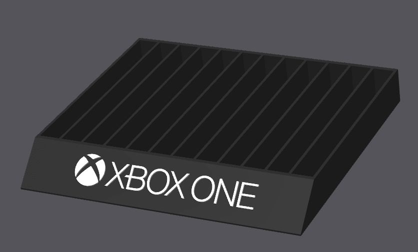 Microsoft Xbox, Xbox 360, Xbox One Game stand/Holder - Holds 10 Games - Michael's 3D World