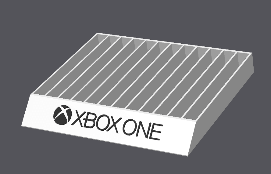 Microsoft Xbox, Xbox 360, Xbox One Game stand/Holder - Holds 10 Games - Michael's 3D World
