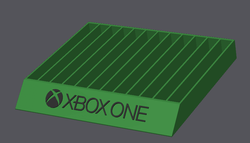 Microsoft Xbox, Xbox 360, Xbox One Game stand/Holder - Holds 10 Games - Michael's 3D World