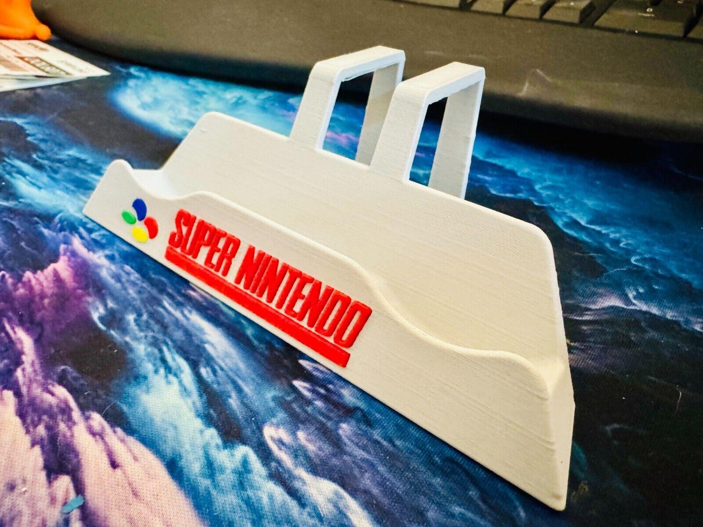 Nintendo Super Controller Holder - Various Colour & Logo Options - Michael's 3D World