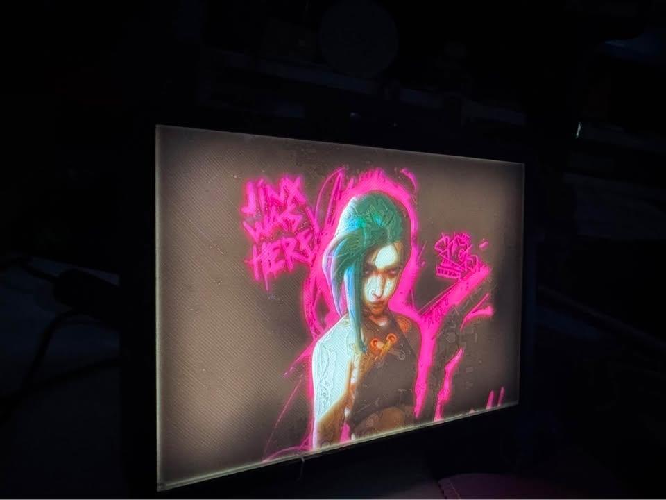 Arcane: Jinx was here - Bright light up USB Powered Night Light - Michael's 3D World
