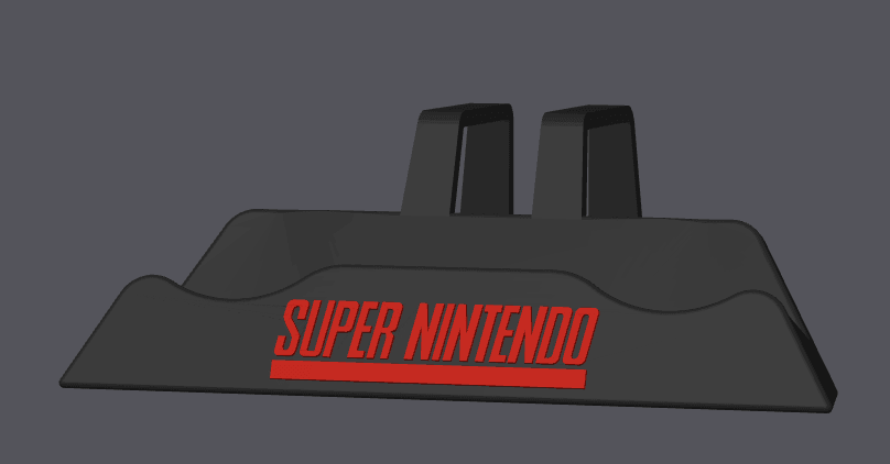 Nintendo Super Controller Holder - Various Colour & Logo Options - Michael's 3D World