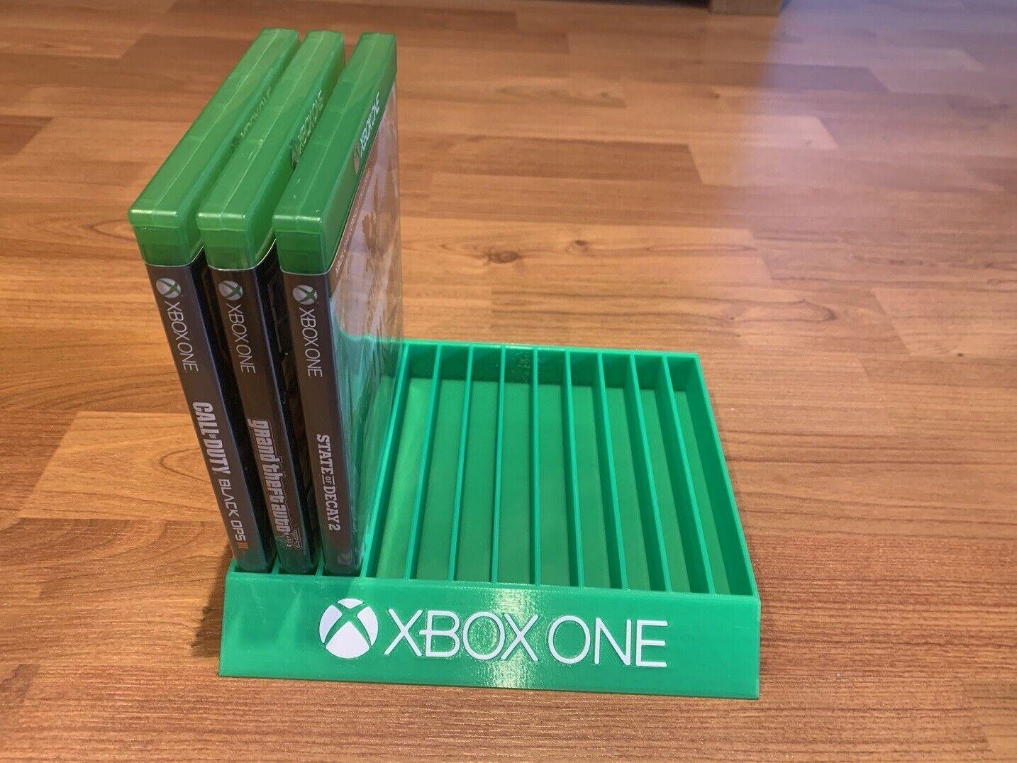 Microsoft Xbox, Xbox 360, Xbox One Game stand/Holder - Holds 10 Games - Michael's 3D World