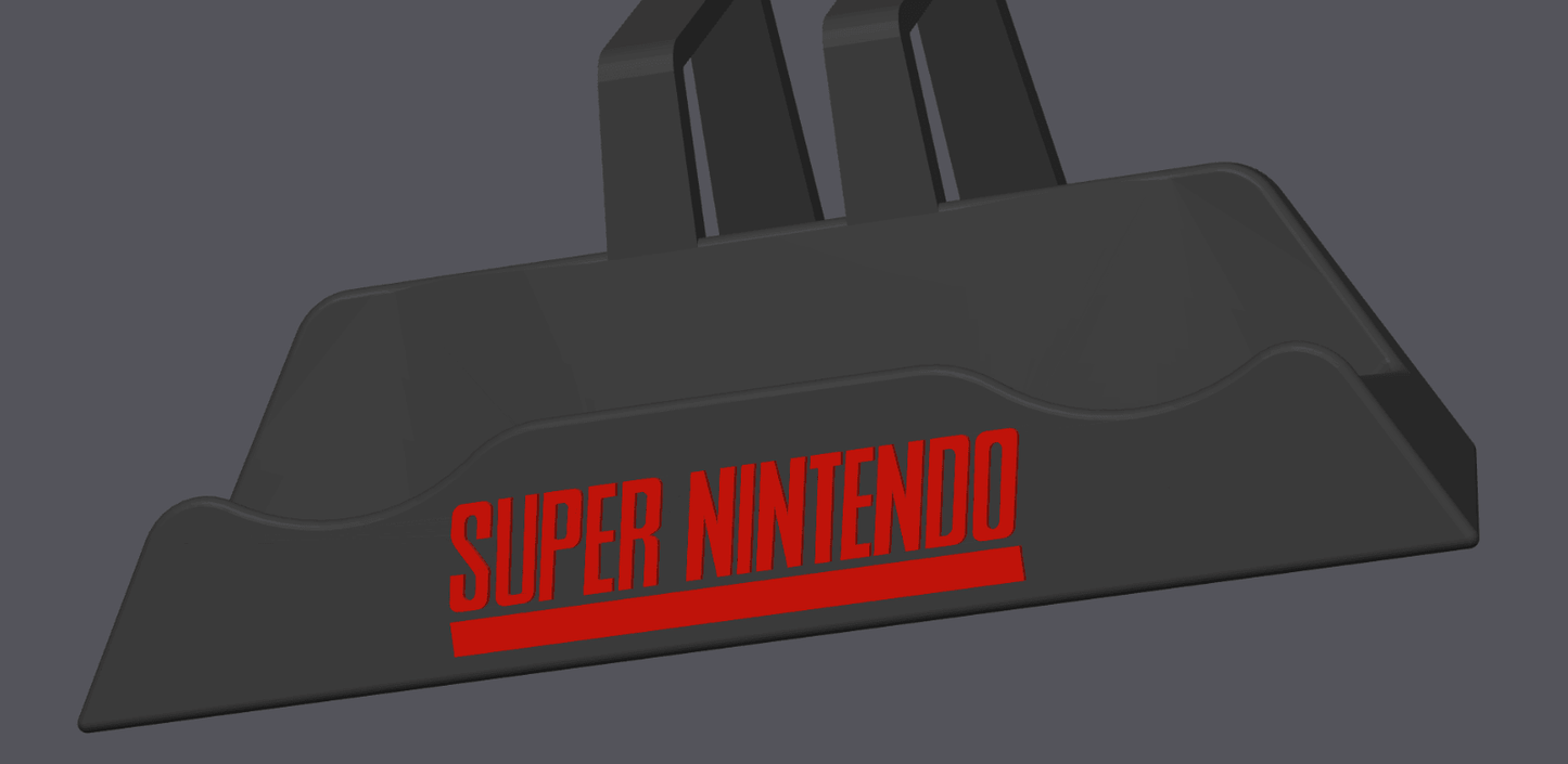 Nintendo Super Controller Holder - Various Colour & Logo Options - Michael's 3D World