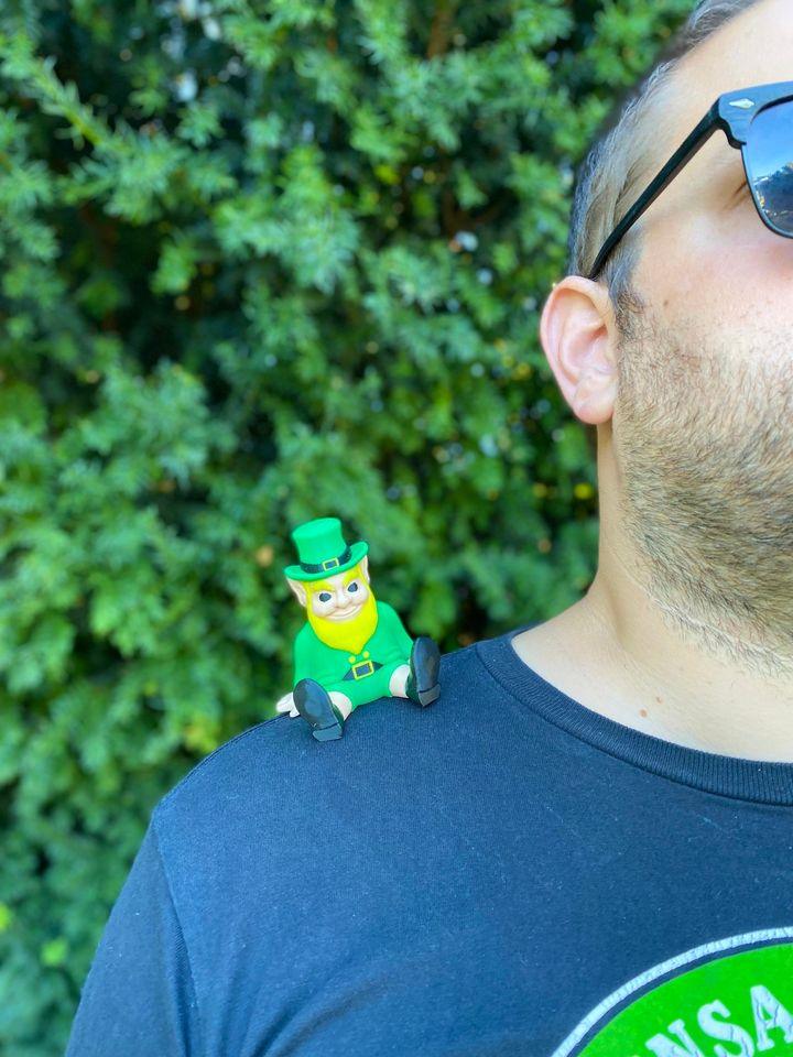 Magnetic Shoulder Leprechaun | Cute Irish Decoration, Lucky Charm for St. Patrick's Day, Whimsical Gift Idea & Fun Collectible - Michael's 3D World
