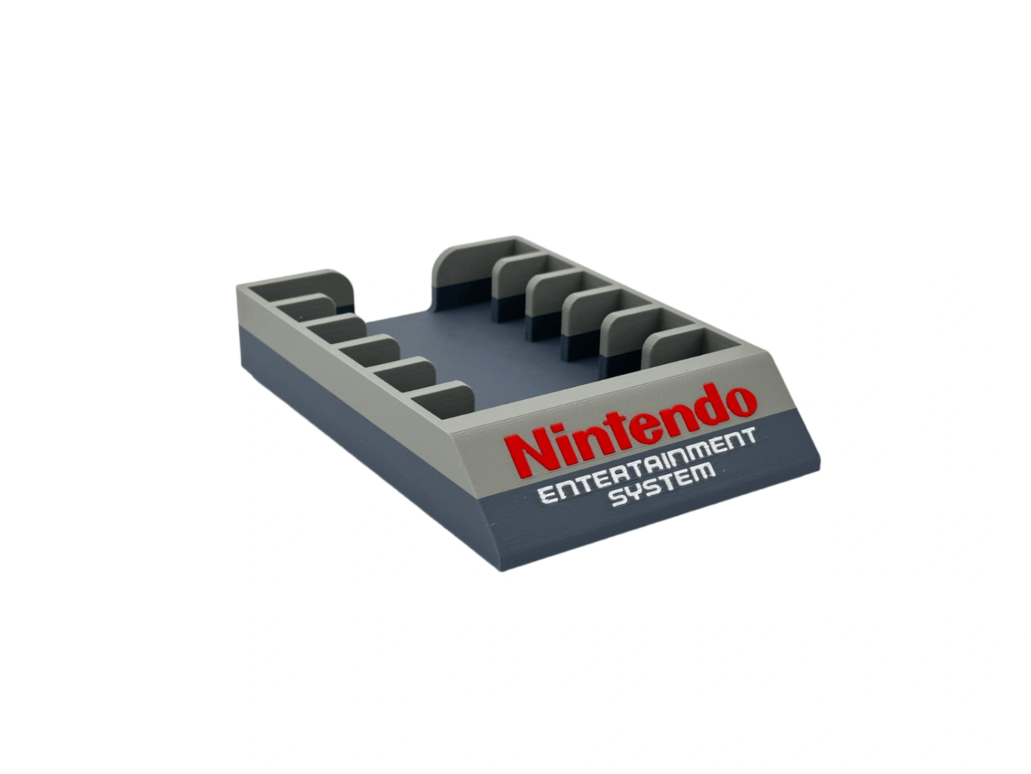 Original Nintendo NES Cartridge - Black or Grey Game Holder/Stand - Michael's 3D World