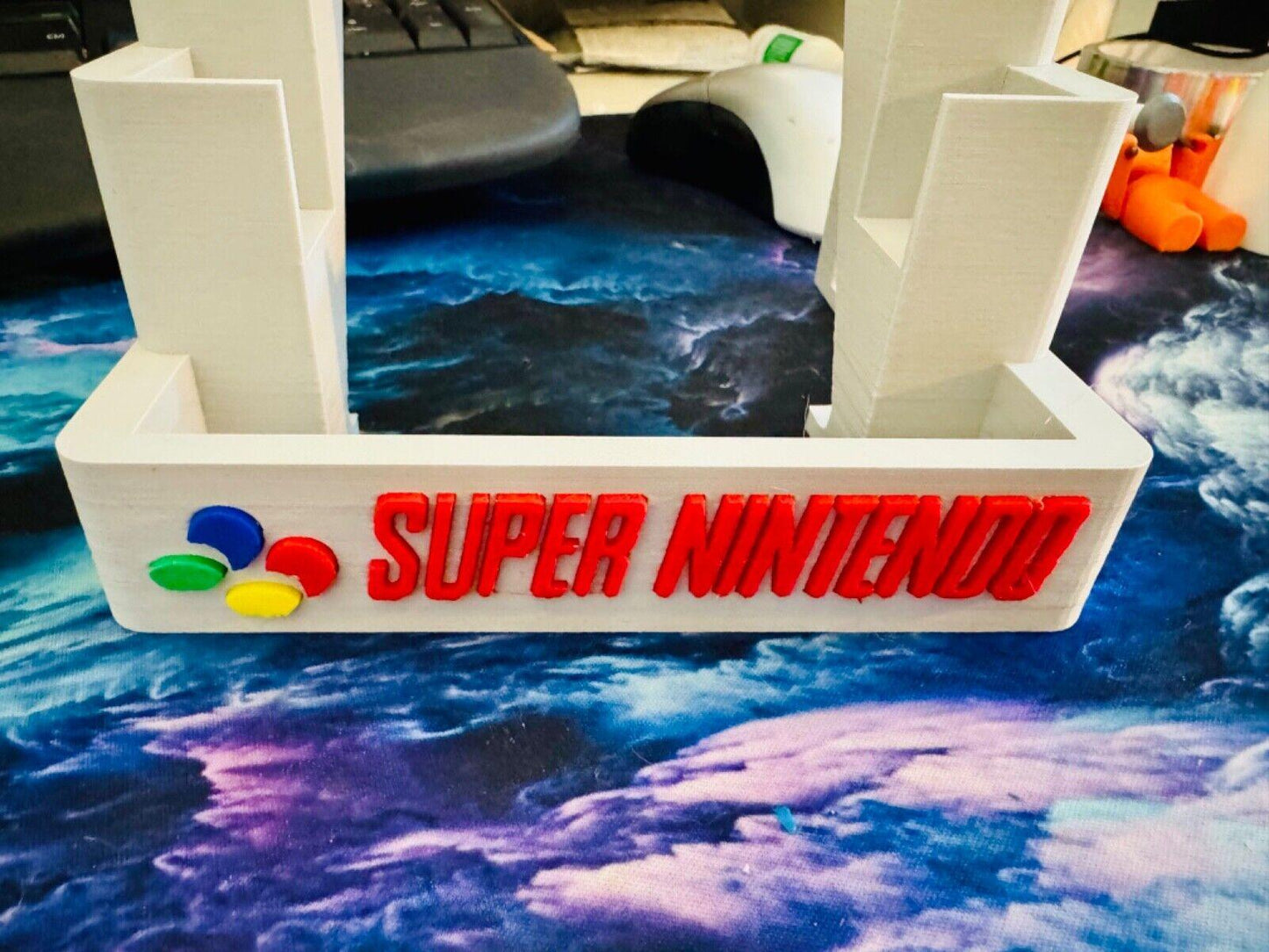 Super Nintendo Game Stand - Various Colour & Logo Options - BRAND NEW: PAL Games - Michael's 3D World